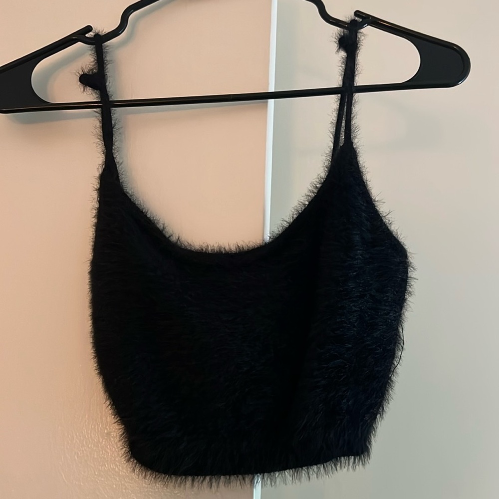 Meshki Crop Top Fuzzy Set